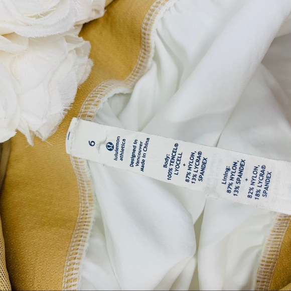 SOLD Lululemon White Striped Built In Bra - Picture 7 of 7